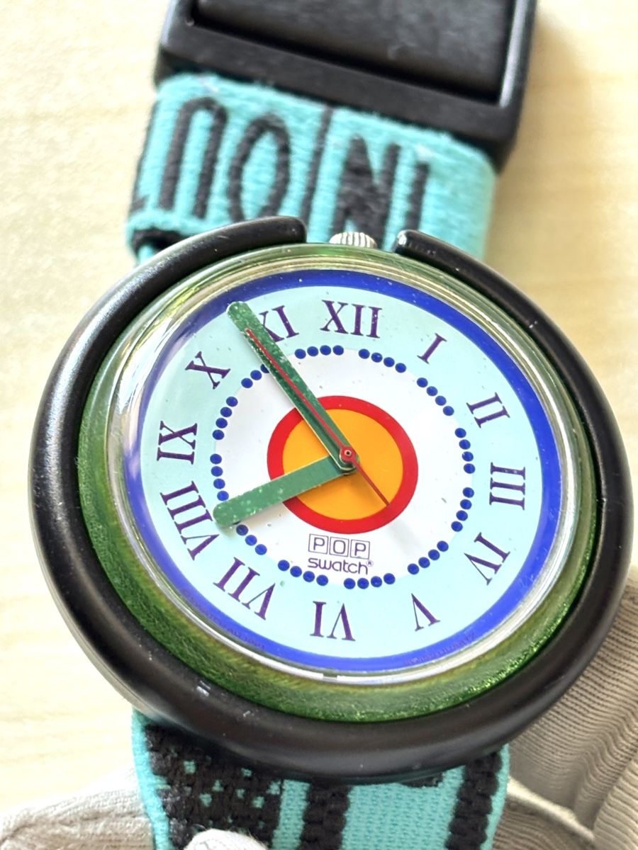 Swatch Orologi: Swatch POP Uhr mit Stoffarmband  – Usato da Grenchen venduto da chththl 4