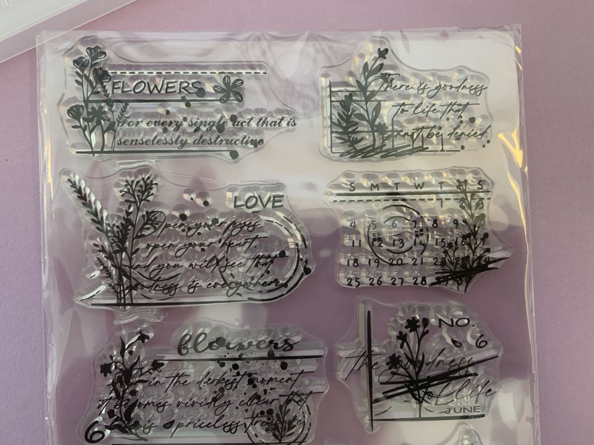 Timbri: Stempel Blumen, Kalender – Nuovo (secondo la descrizione) da Breitenbach venduto da tinkerbell25 2