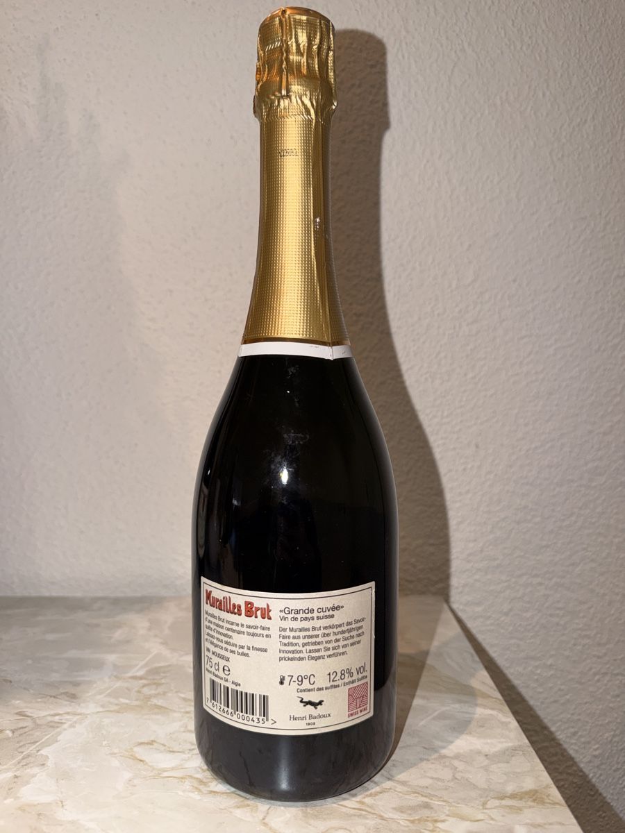Vino: Bouteille de Muraille Brut – Nuovo e nell'imballaggio originale da Grenchen venduto da 24.07LD 4