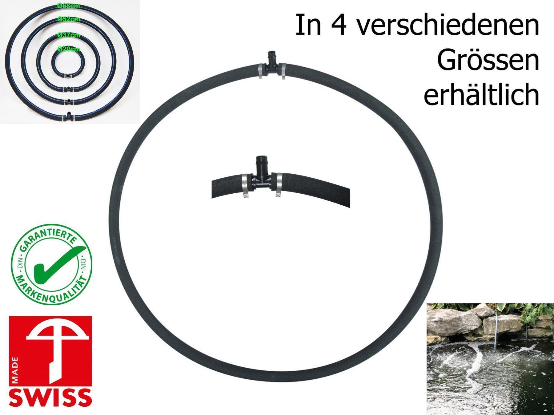Stagni & Fontane ornamentali: Koi Teich Belüfterring Ø 37cm – Nuovo e nell'imballaggio originale da Hittnau venduto da Silvio50