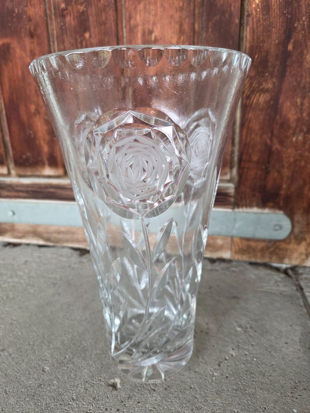 Vasi & Recipienti: Kristall Glas Vase Rose 31 cm – Usato da Walterswil BE venduto da Lonitti