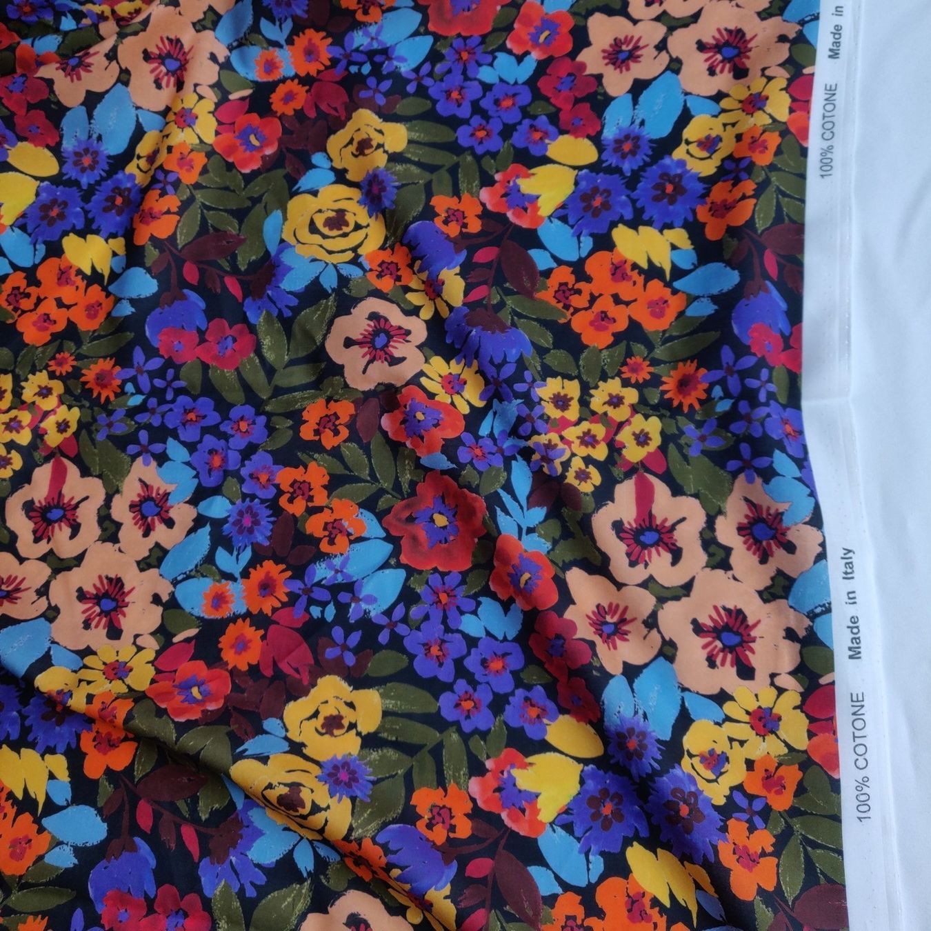 Stoffe: Designer Baumwolle leicht 2.00mx1.40m Multifiori – Neu (gemäss Beschreibung) aus Lufingen von Voyager7
