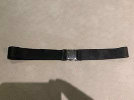 ceinture en tissu CARGO NOIR  - Ajustable