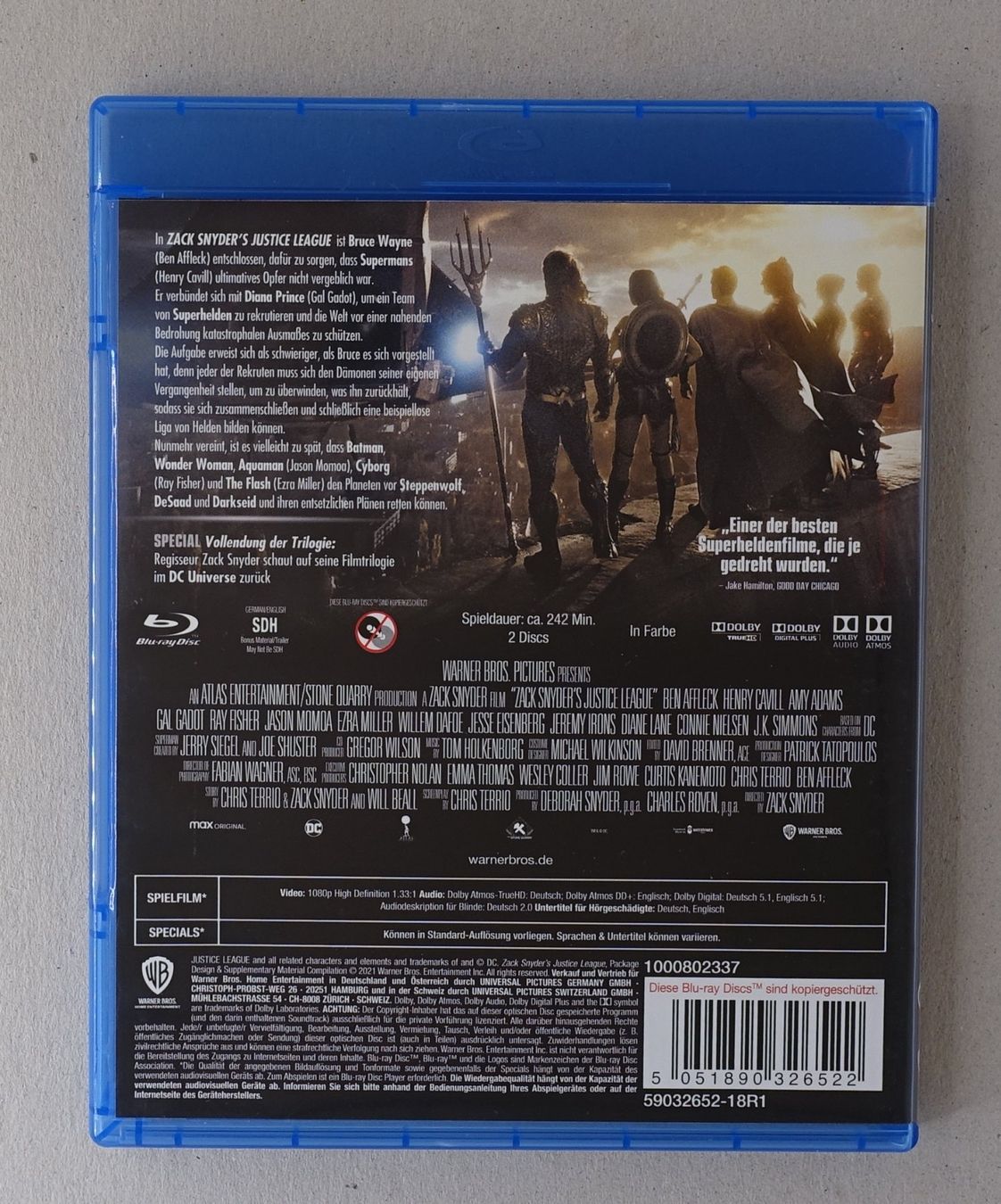 Tous les DVDs: Zack Snyder's Justice League – D'occasion à Sessa par fraenklishop 1