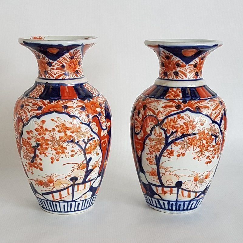 Vasi & Recipienti: Paar antike Imari Vasen um 1890 – Usato da Kaltbrunn venduto da Lexus3 2