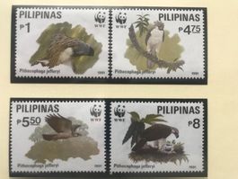 WWF Philippinen 1991 Adler Satz postfrisch