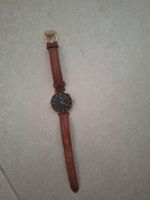 Daniel Wellington Uhr Lederarmband braun Zifferblatt schwarz