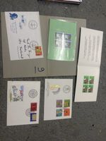 Collection enveloppes timbres suisses divers sujets bon état