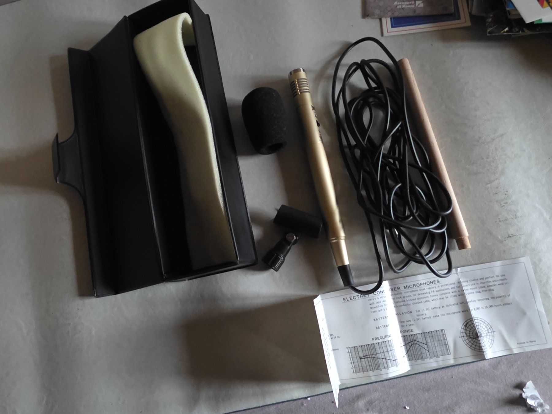 Mikrofone: Musik Mikrofon Electret Condenser Microphone - 2001 – Gebraucht aus Walterswil BE von Lonitti 4