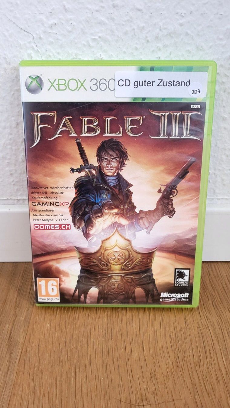 Microsoft Giochi: Xbox 360 - Fable 3 – Usato da Münsingen venduto da DigitaleSpielecke