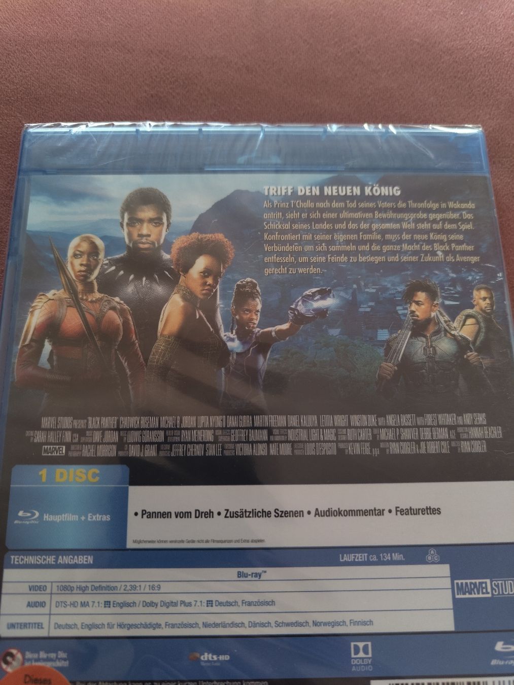 Tutti i DVDs: Blu-Ray Black Panther – Usato da Zürich venduto da Slevin2710 1