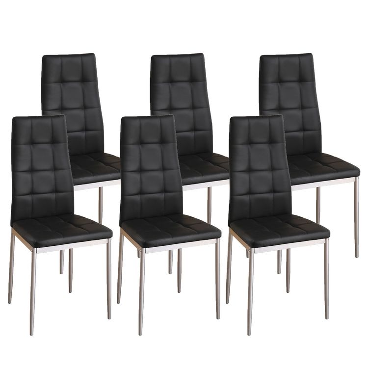 Esszimmerstuhle 6er Set Leder