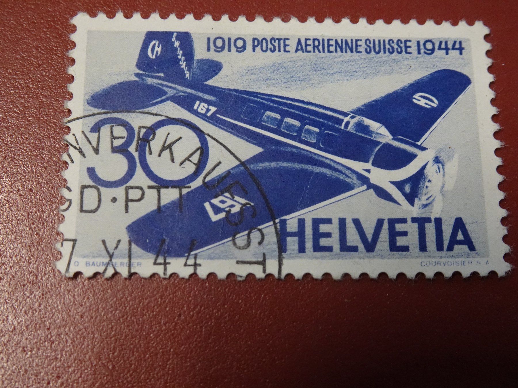 Tutti i francobolli: 1944, SONDERFLUGPOSTMARKEN; POSTFRISCH UND MIT  LINKSSTEMPEL – Usato da Eschenbach SG venduto da eDaisy 3