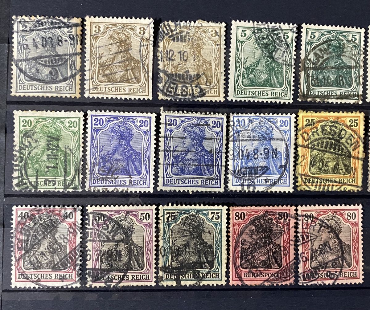 Tutti i francobolli: Timbres - Allemagne – Usato da Petit-Lancy venduto da Solcarm 1
