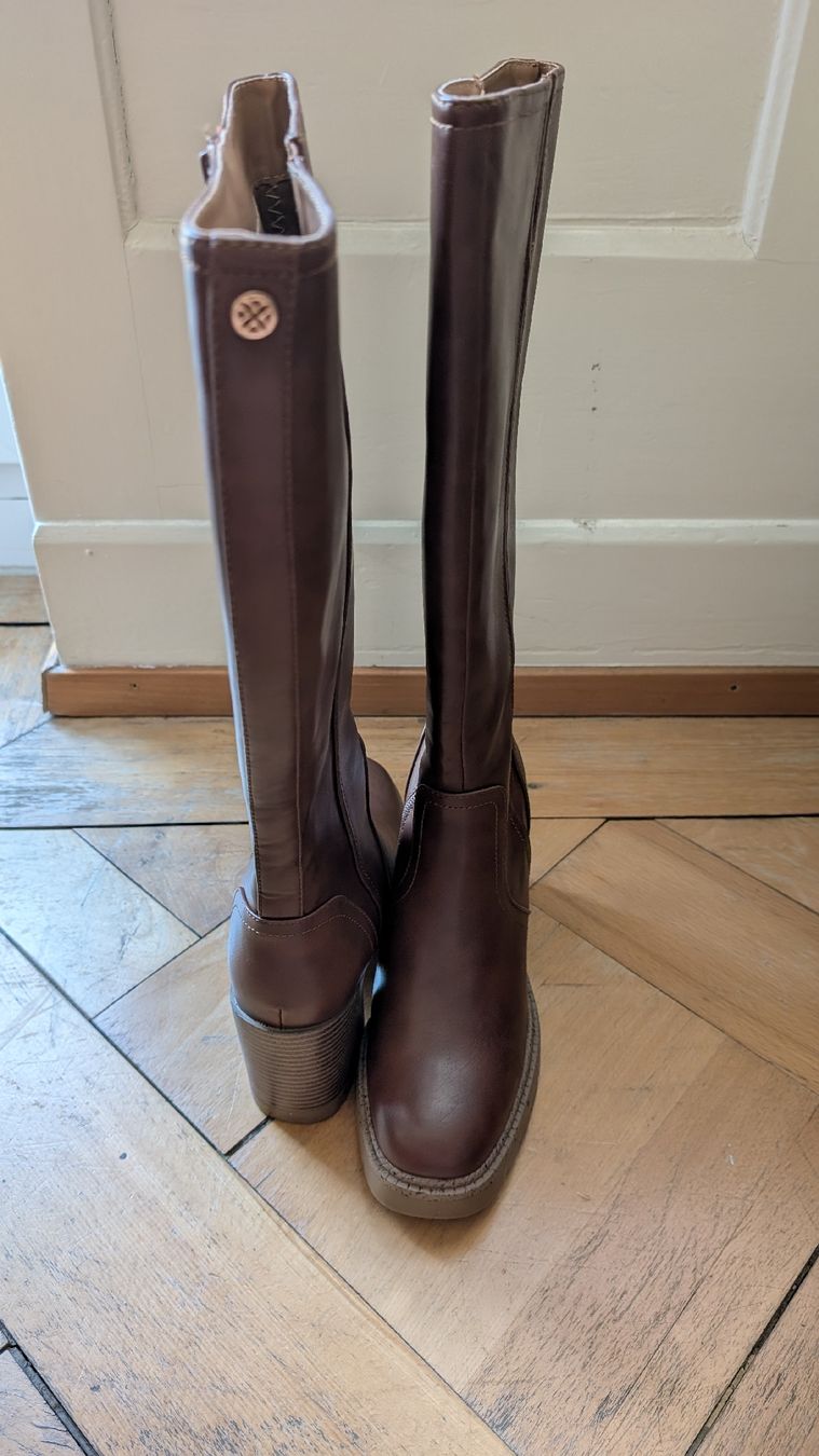 Anna Field Scarpe da donna: Plateaustiefel - cognac - Anna Field Gr. 39 – Nuovo (secondo la descrizione) da Zürich venduto da adormideras 2