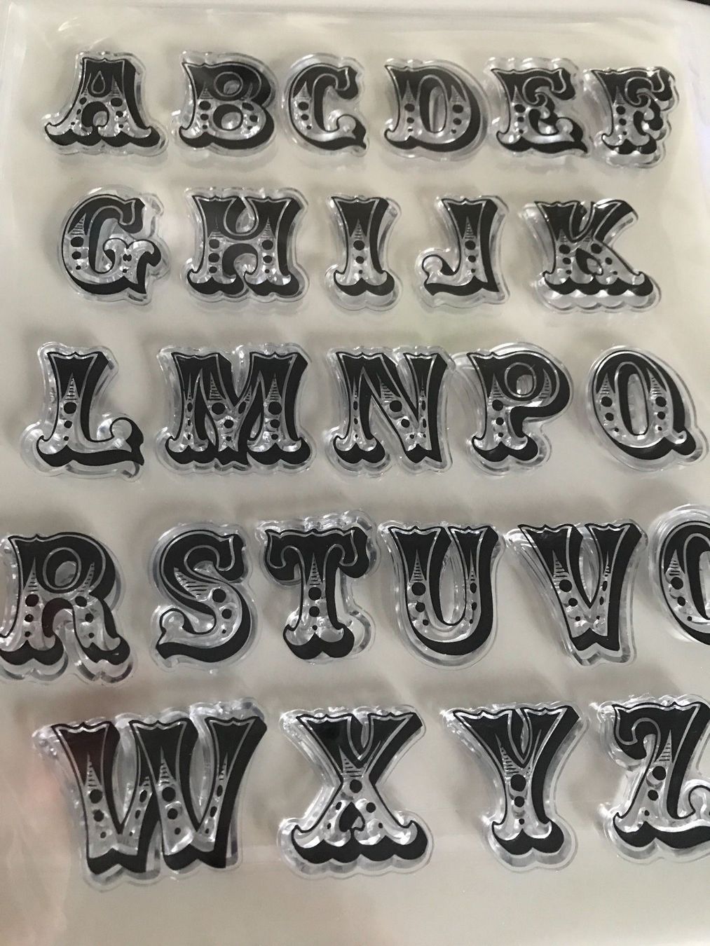 Timbri: Neues Set Motivstempel  Buchstaben NEU – Nuovo e nell'imballaggio originale da Effretikon venduto da wenuss 1