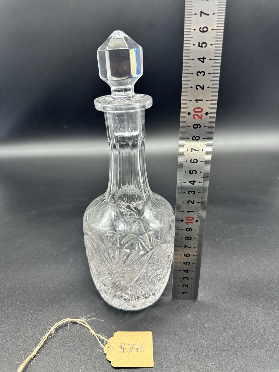 Caraffe: Vintage Crystal Decanter, Elegant Design – Usato da Villmergen venduto da JacRon 1