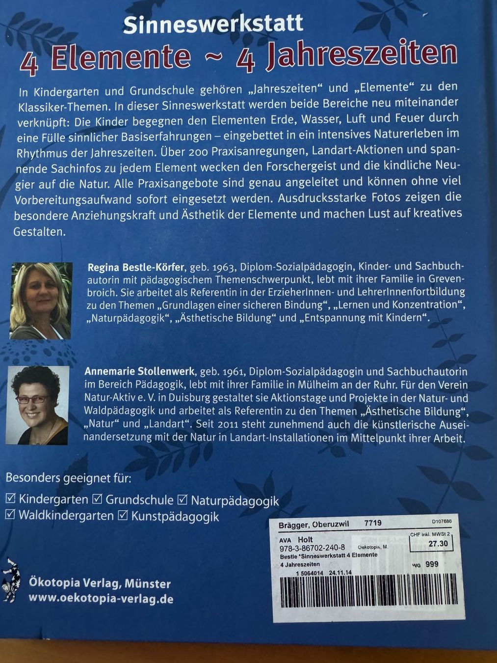 Libri: Die 4 Elemente im Jahreslauf erleben, erforschen – Nuovo (secondo la descrizione) da Oberuzwil venduto da gab_fd8j 1