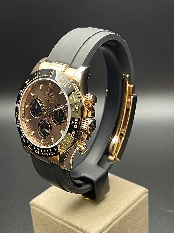 Rolex Uhren: Rolex Daytona Ref. 116515LN Oysterflex "Chocolate Dial" – Gebraucht aus Lugano von luganotopwatches 2