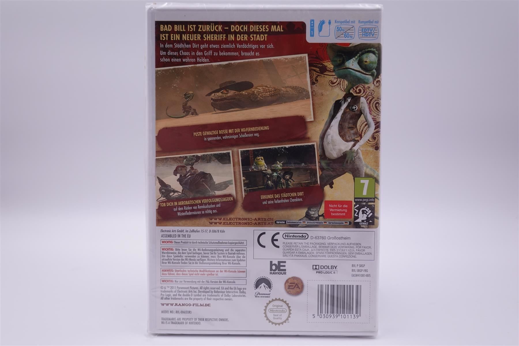 Spiele: RANGO (Wii) NEU Sealed – Neu und originalverpackt aus Herisau von ZelliZone 1