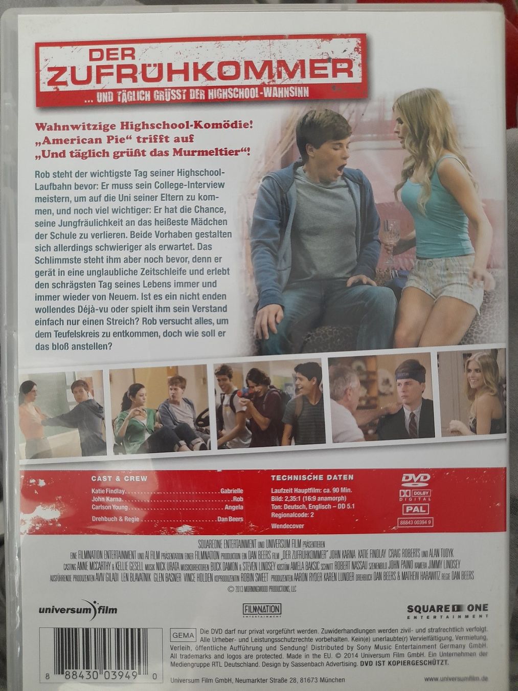 Alle DVDs: DVD Der Zufrühkommer – Gebraucht aus Eiken von Lashar 1