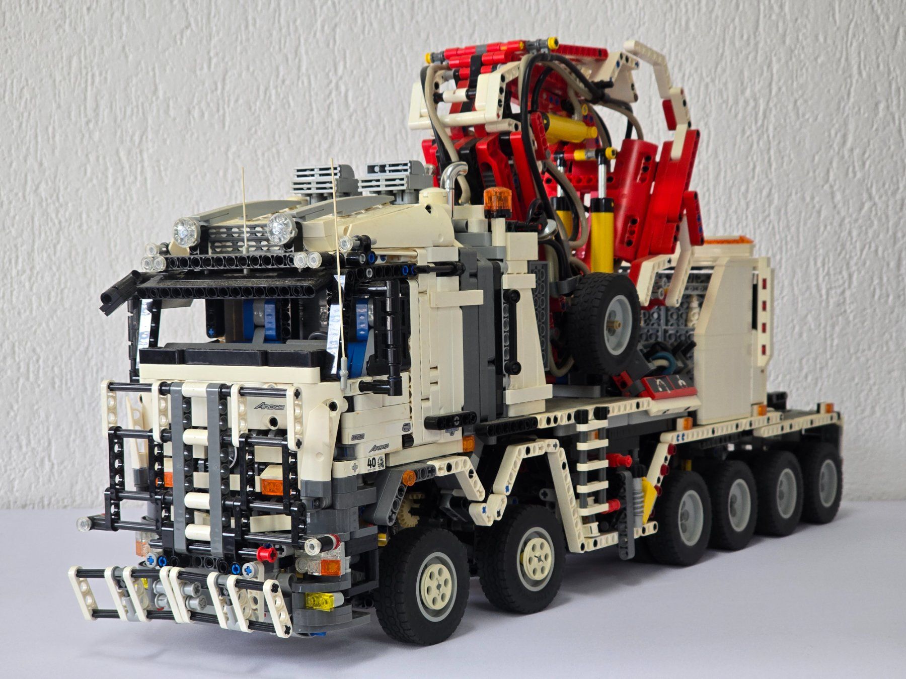 Lego Kit di costruzioni: Lego Technics, MB, Actros, Kran, Verschmutzt, Staubig – Usato da Kloten venduto da Nicola2 7