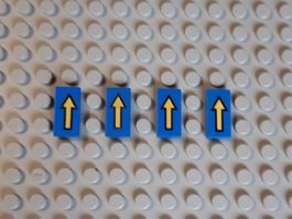 LEGO Classic Space - Bedruckte Fliesen - 3069p06 (Lot 14)