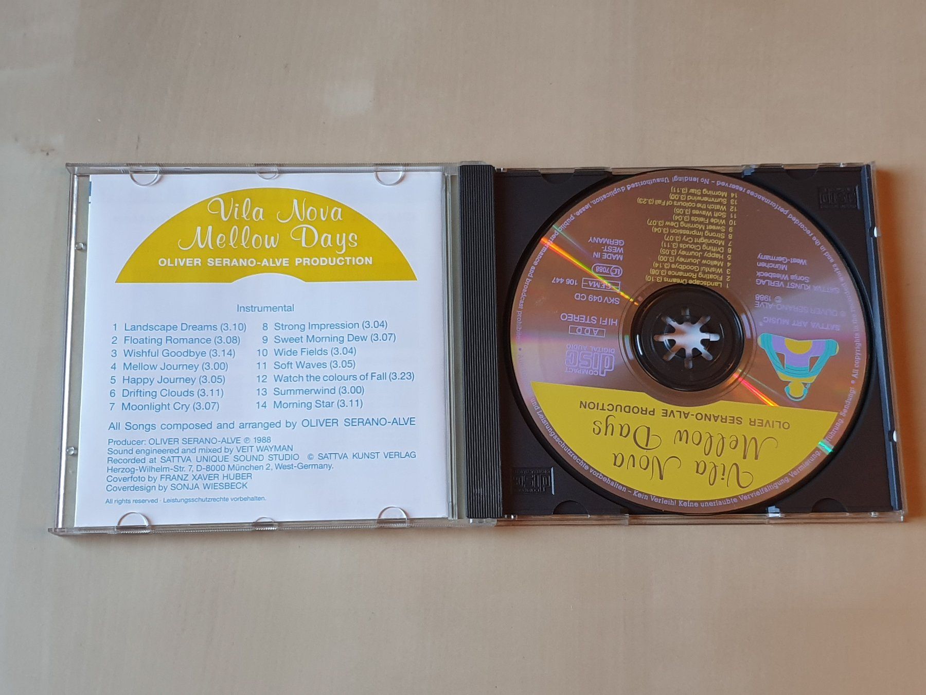 CD: Vila Nova Mellow Days – Usato da Stansstad venduto da collectorsshop 2