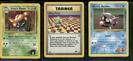 Vintage Pokémon Karte Gym Challenge EN 2000 Lot of 3