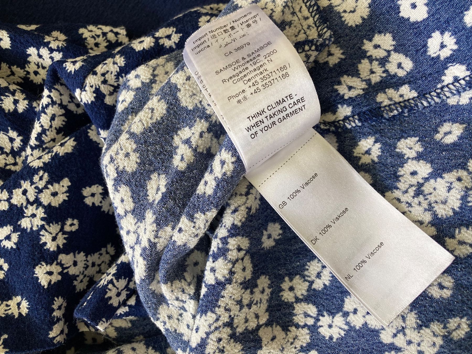 Samsøe Samsøe Vestiti: Sommerkleid von Samsoe, Grösse S/M – Usato da Zürich venduto da more06 2