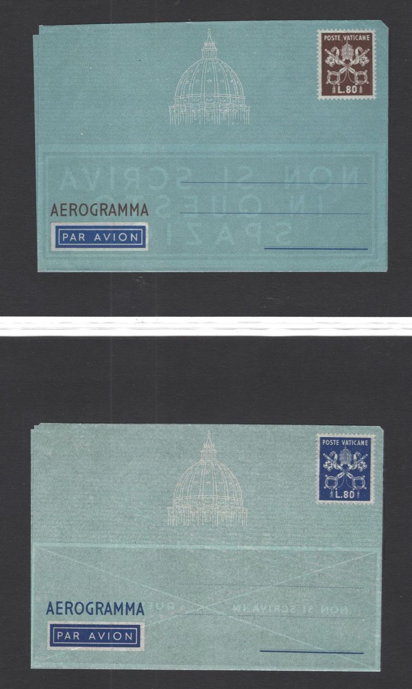 Tutti i francobolli: SAMMLUNG VATIKANISCHER AEROGRAMME!!! TOP – Nuovo (secondo la descrizione) da Watt venduto da maxdiroma 2
