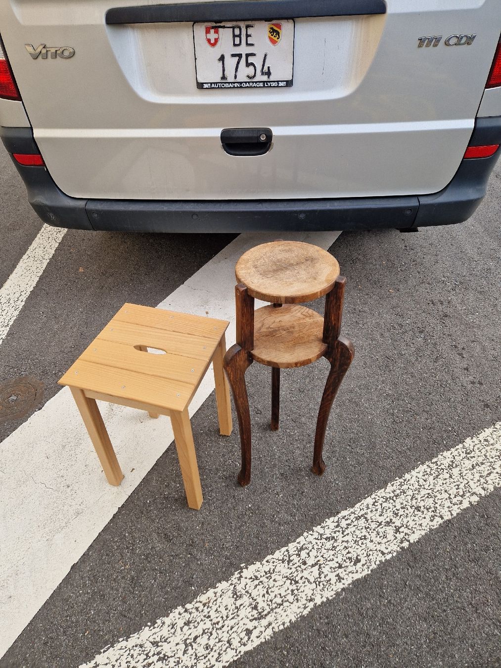Sgabelli: Blumenhocker alt.  Top Zustand! – Usato da Mörigen venduto da Clio111 4