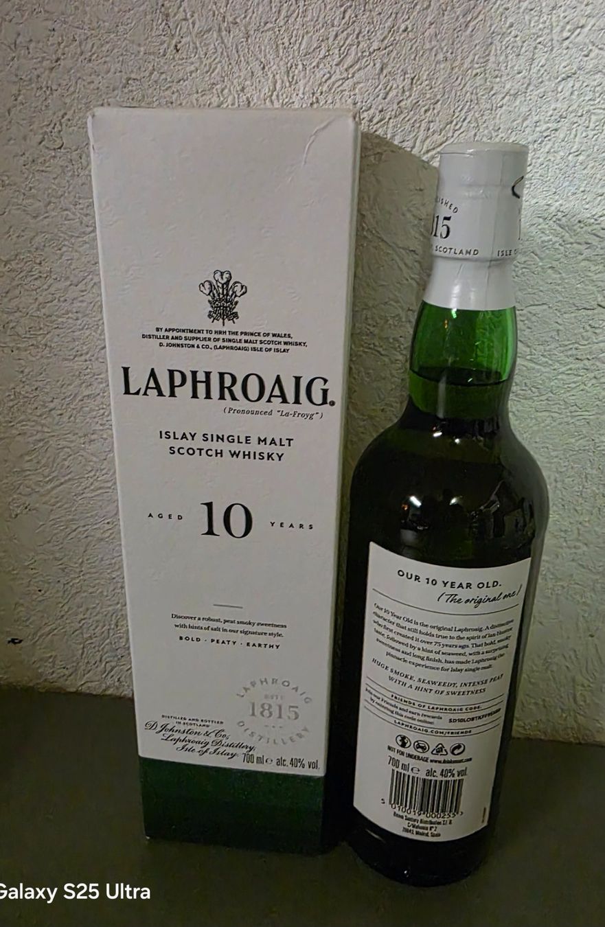 Laphroaig Bevande alcoliche: LAPHROAIG 10 JAHRE SINGLE MALT – Nuovo e nell'imballaggio originale da Schönenwerd venduto da 1952kv 2