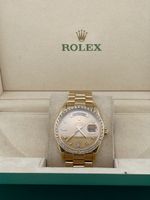 Rolex Day-Date 36mm Gelbgold 18K mit Dia. - 18038 ca 1988