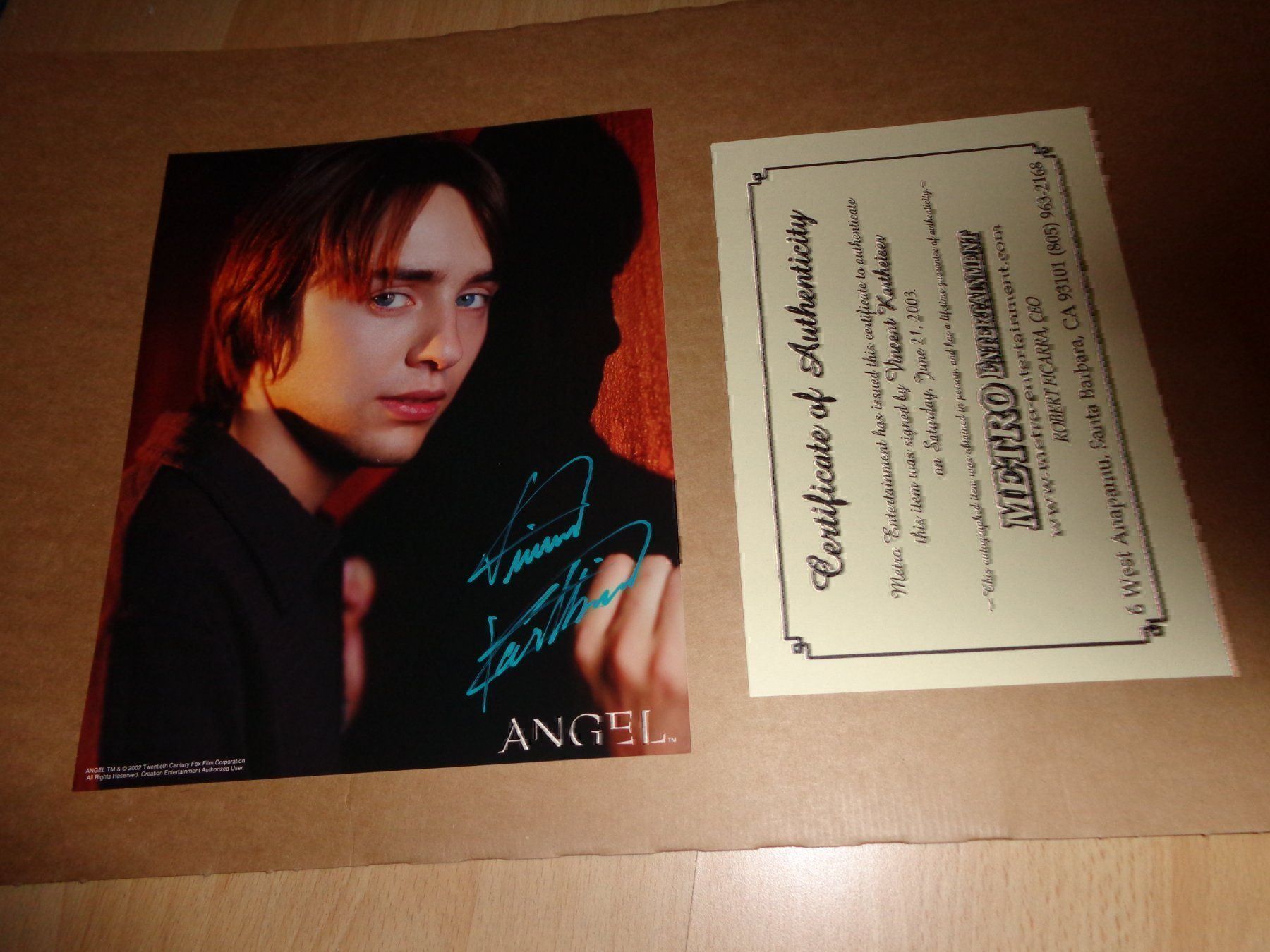 Autografi: Autogramm Vincent Kartheiser – Usato da Olten venduto da Disc-Ausverkauf