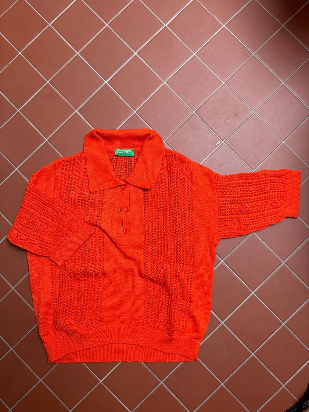 Benetton Pulls & Sweat-shirts: Pull Benetton Orange – Neuf (Voir description) à Blonay par Celuna