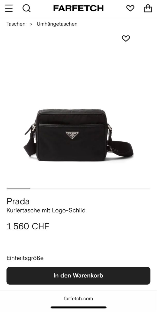 Prada Borse: Prada Tasche Schwarz – Nuovo (secondo la descrizione) da Pfäffikon SZ venduto da pdroth 5