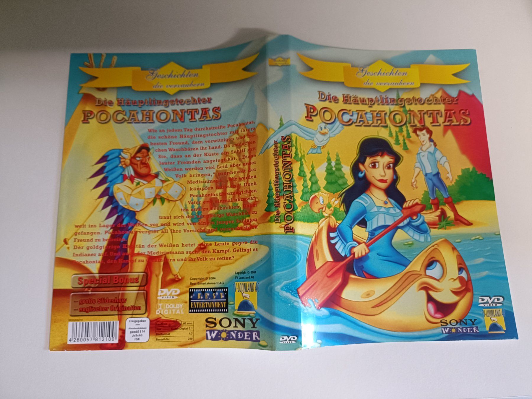 Tutti i DVDs: Die Häuptlingstoxhter Pocahontas – Usato da Köniz venduto da Movieportal007