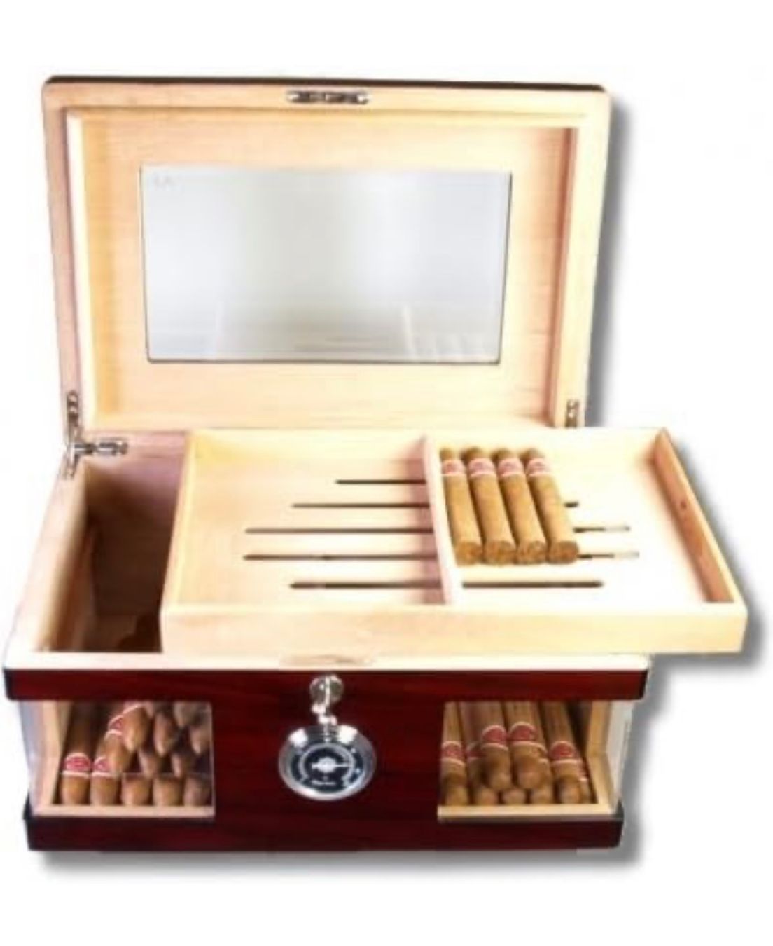 Humidore: Kristallglas Humidor - Luxus – Neu und originalverpackt aus Weinfelden von Bauselina 1