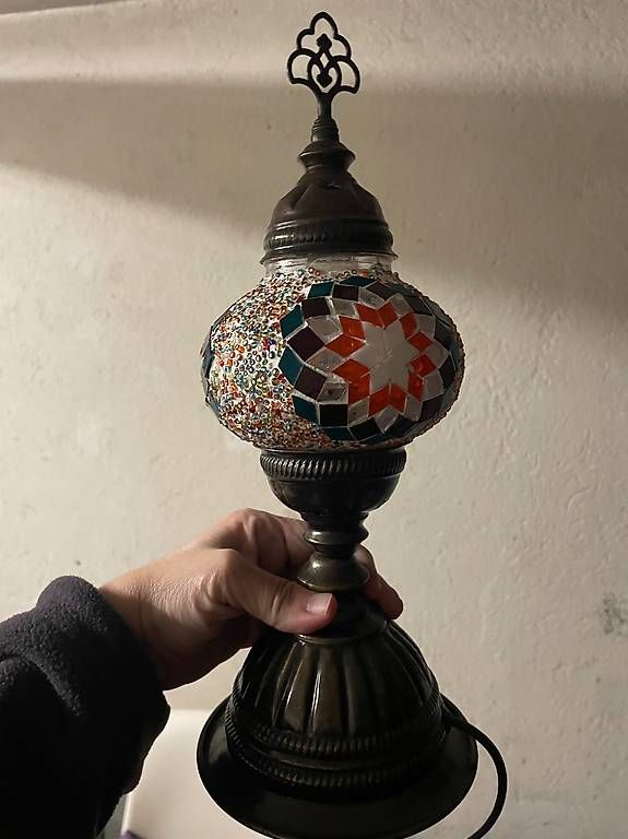 Lampade: Mosaik tischlampe bunt – Usato da Dübendorf venduto da rocki07 3