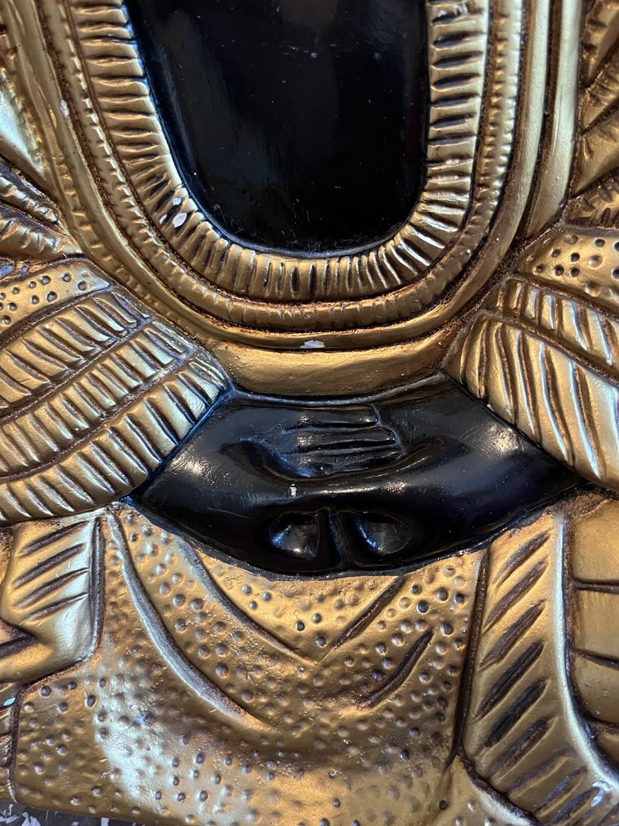 Sculture & Statue: Buddha Statue 48 cm gross aus Gips schwer – Usato da Rothenburg venduto da dhe_28x2 3