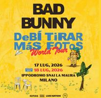 Bad Bunny World Tour Milano 2026 Ticket