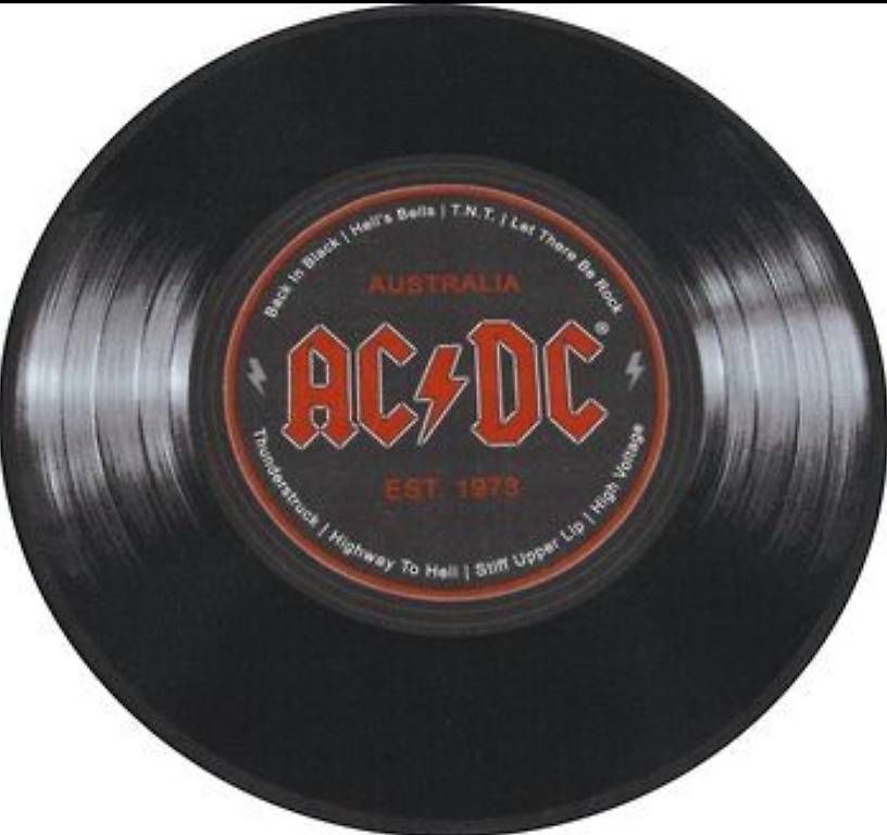 Dischi in vinile: AC/DC Teppich Rock Schallplatte – Usato da Luzern venduto da BPortmannn