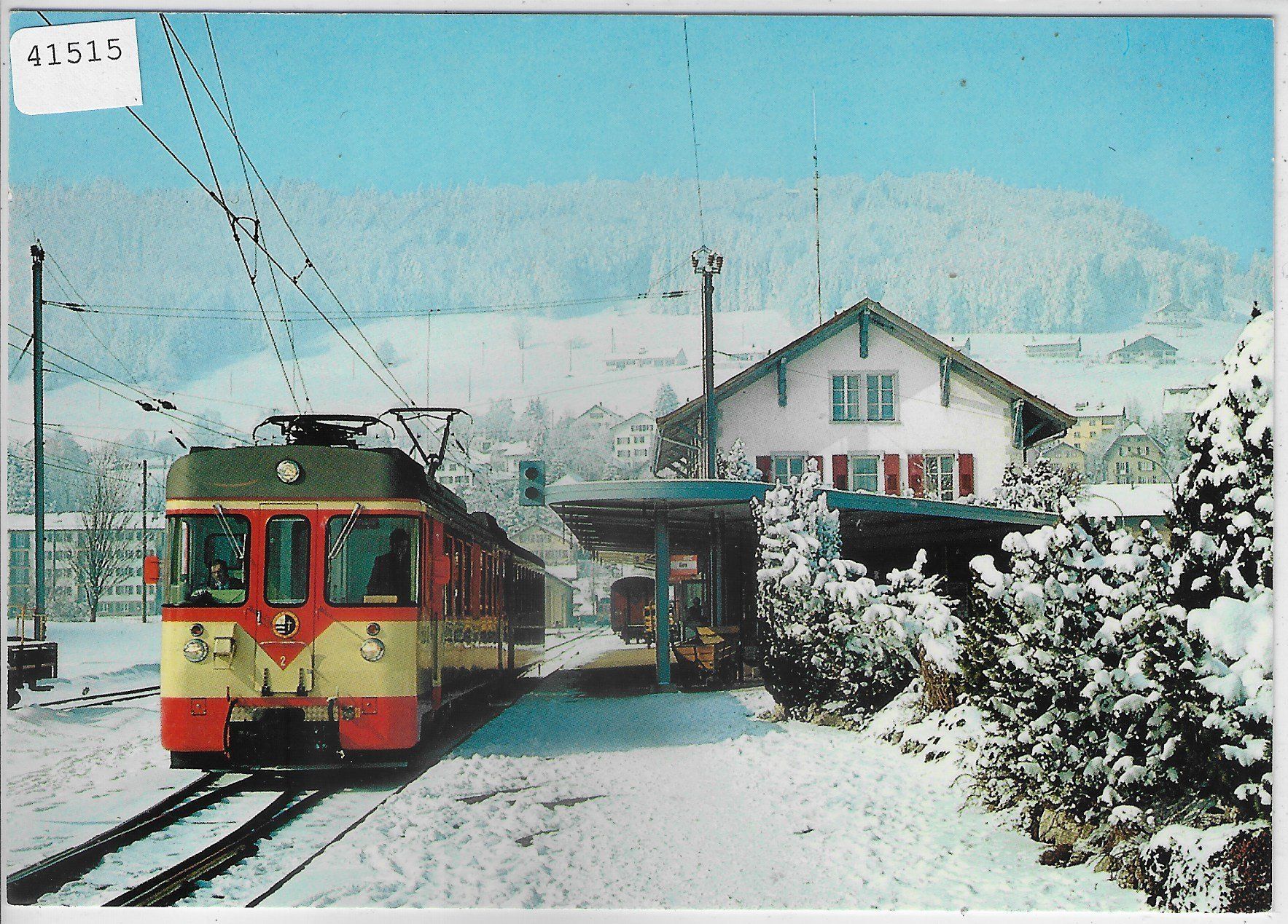 Cartoline postali: Sainte-Croix - La Gare Bahnhof – Usato da Ettingen venduto da Kartenplanet