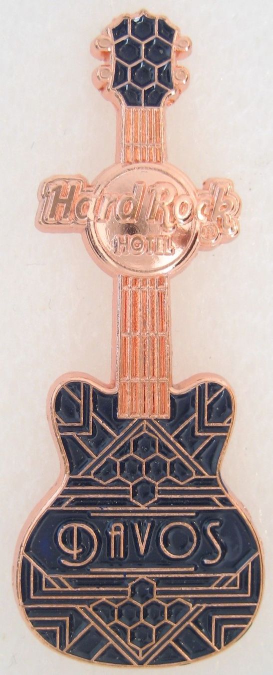 Hard Rock Cafe Placchette & Badge: Hard Rock Hotel Davos ______________ Hobby Data Base # 98765 – Usato da Emmenbrücke venduto da tms1122