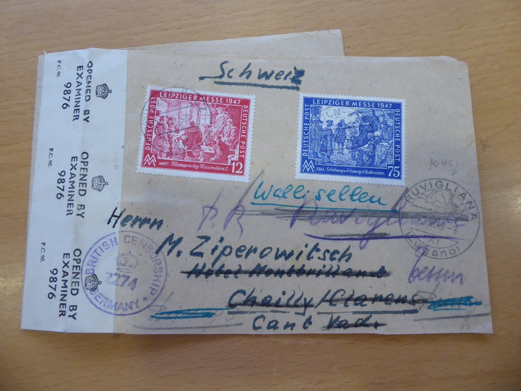 Alle Briefmarken: Zensur Beleg anschauen – Gebraucht aus Rothrist von swisstools