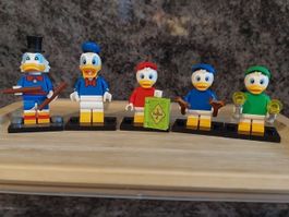 Minifiguren Disney Donald, Dagobert, Tick, Trick, Track Duck