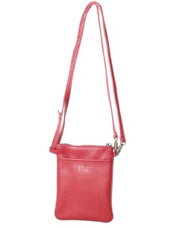 kleinbasel Damen kleine Umhänge Leder Tasche Vita Cranberry