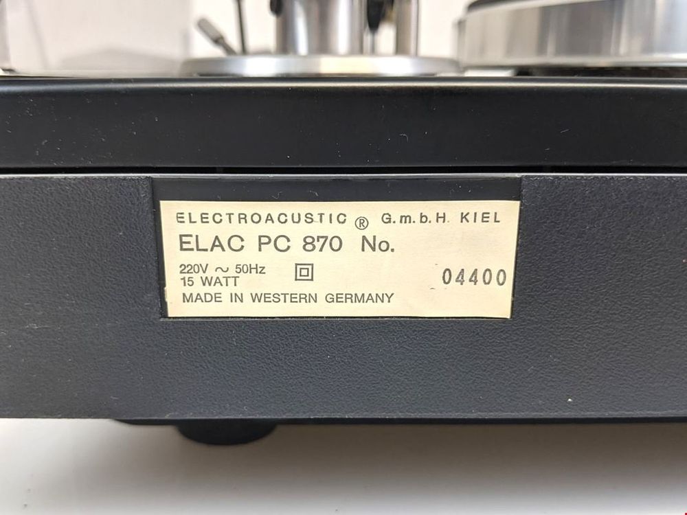 ELAC 870 | Plattenspieler (Gebraucht) in Wittenbach für CHF 150 – nur ...