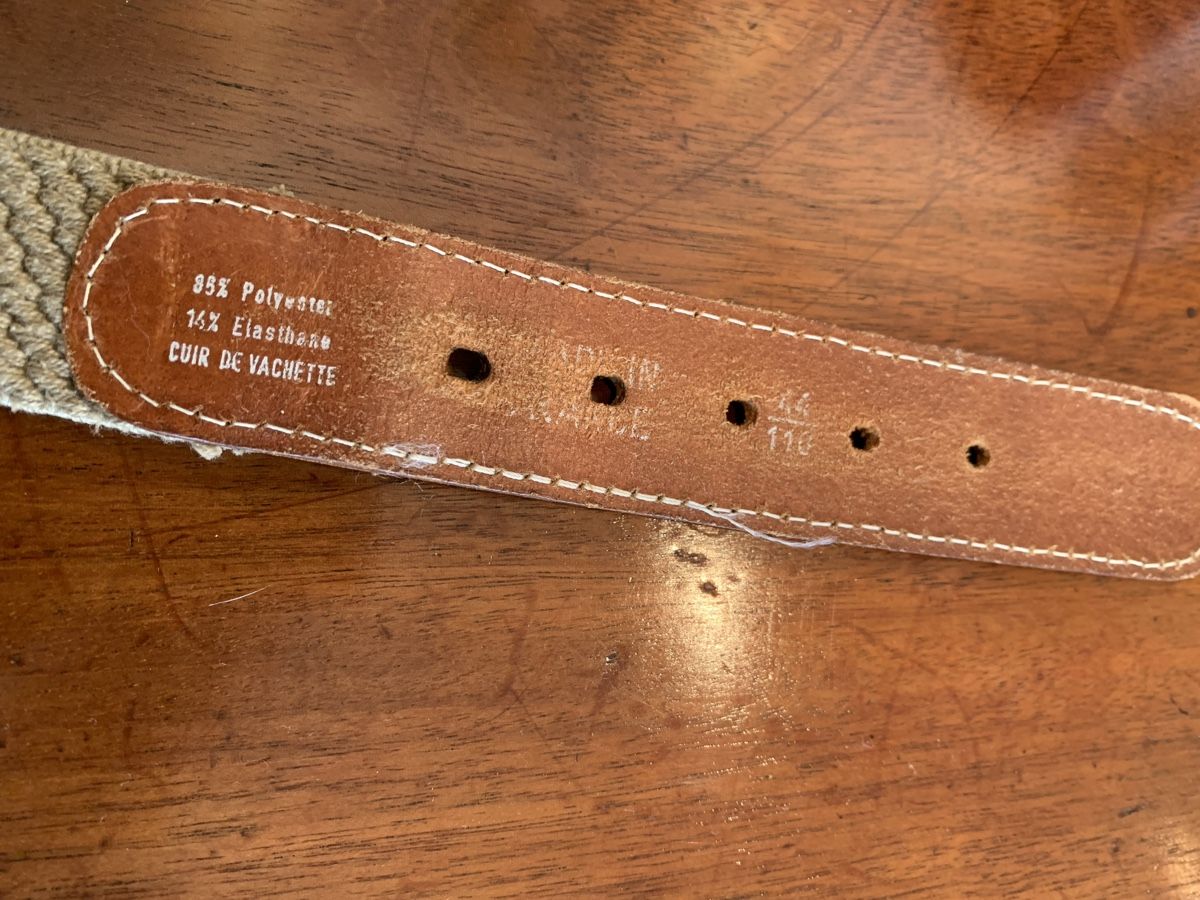 Gürtel: Ceinture cuir de vachette – Gebraucht aus Genève von sanchka0 3